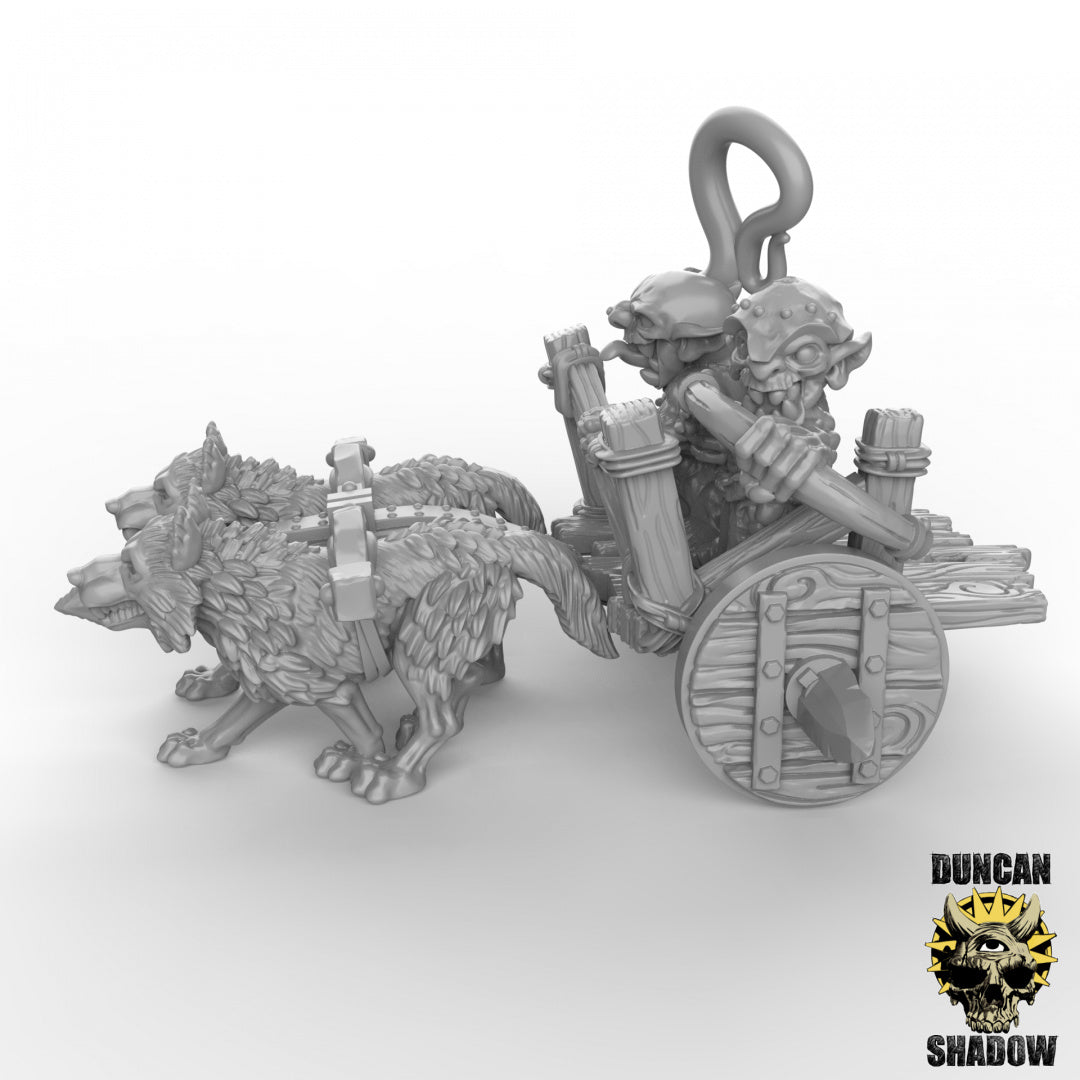 Goblin Chariot | Duncan Shadow | Compatible with Dungeons & Dragons and Pathfinder