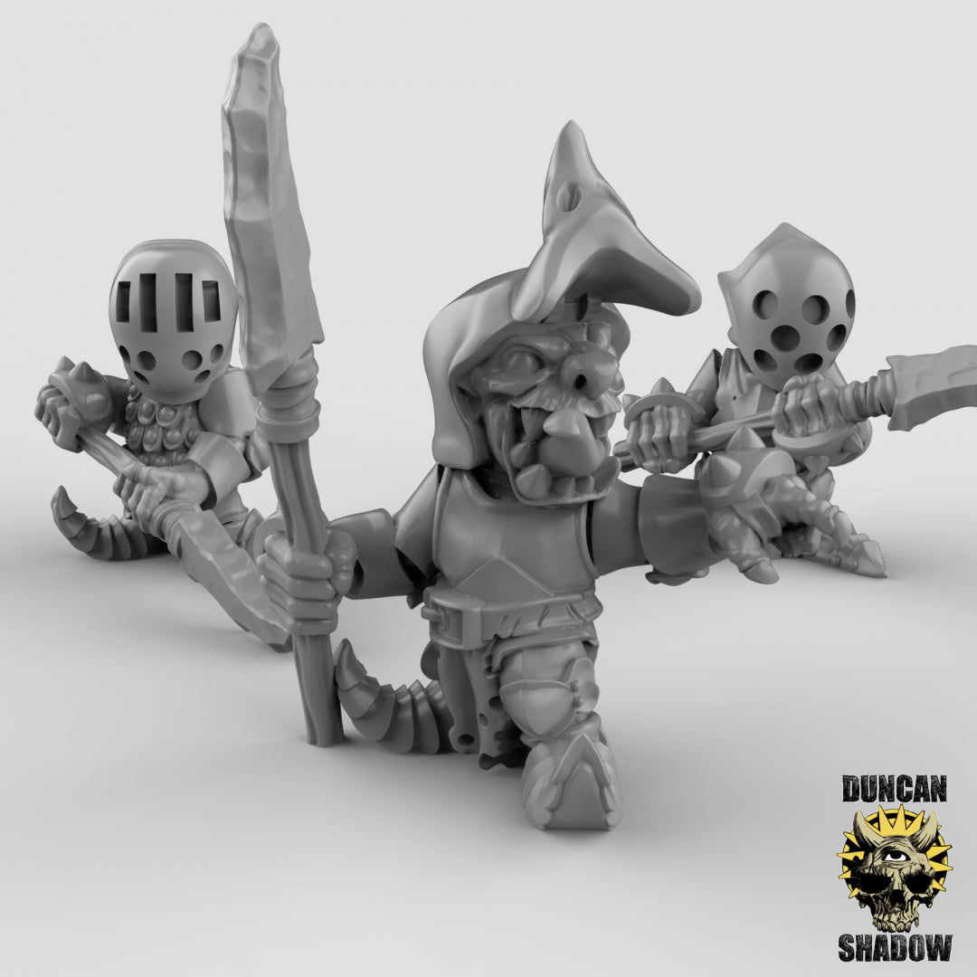 Duendes con armadura pesada y lanzas | Sombra de Duncan | Compatible con Dragones y Mazmorras y Pathfinder