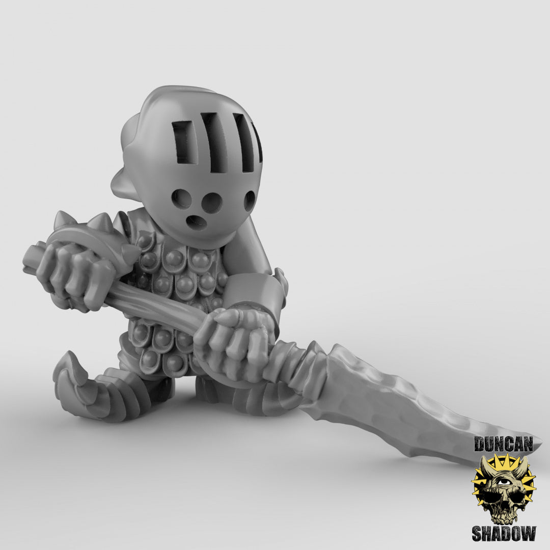 Goblins in Heavy Armor With Spears | Duncan Shadow | Compatible with Dungeons & Dragons and Pathfinder
