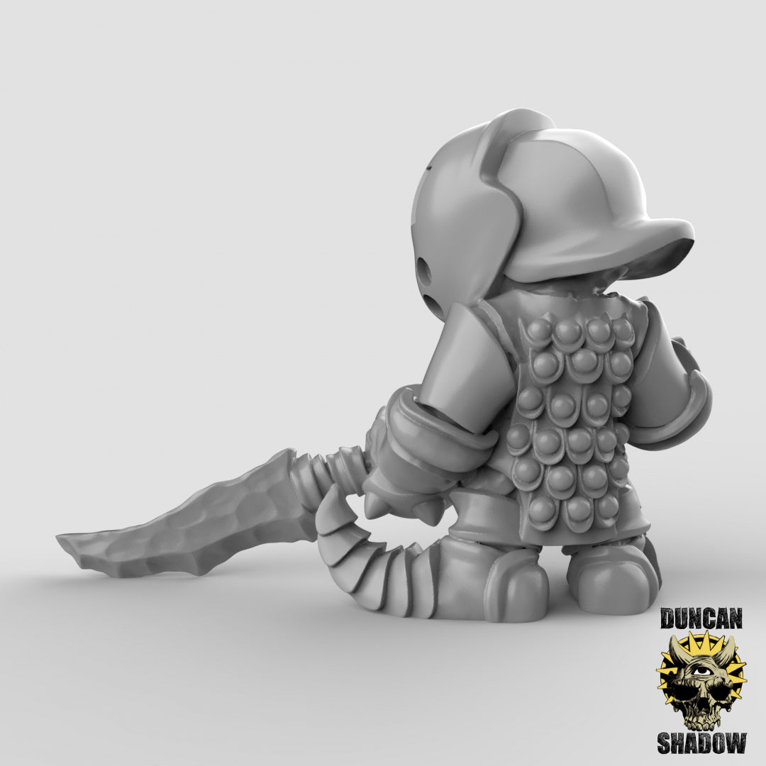 Goblins in Heavy Armor With Spears | Duncan Shadow | Compatible with Dungeons & Dragons and Pathfinder