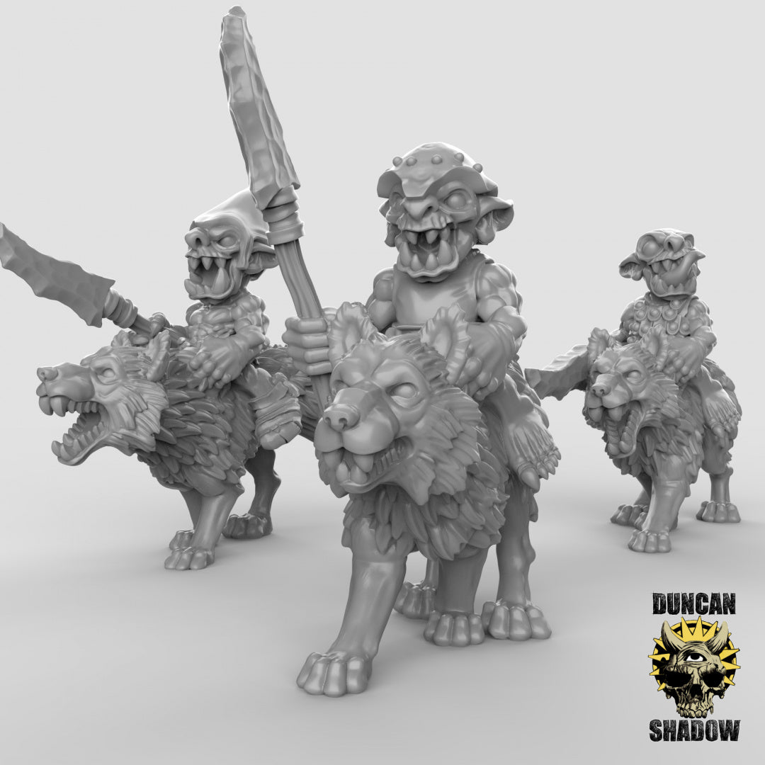 Caballeros Jinetes Lobo Duende | Sombra de Duncan | Compatible con Dragones y Mazmorras y Pathfinder