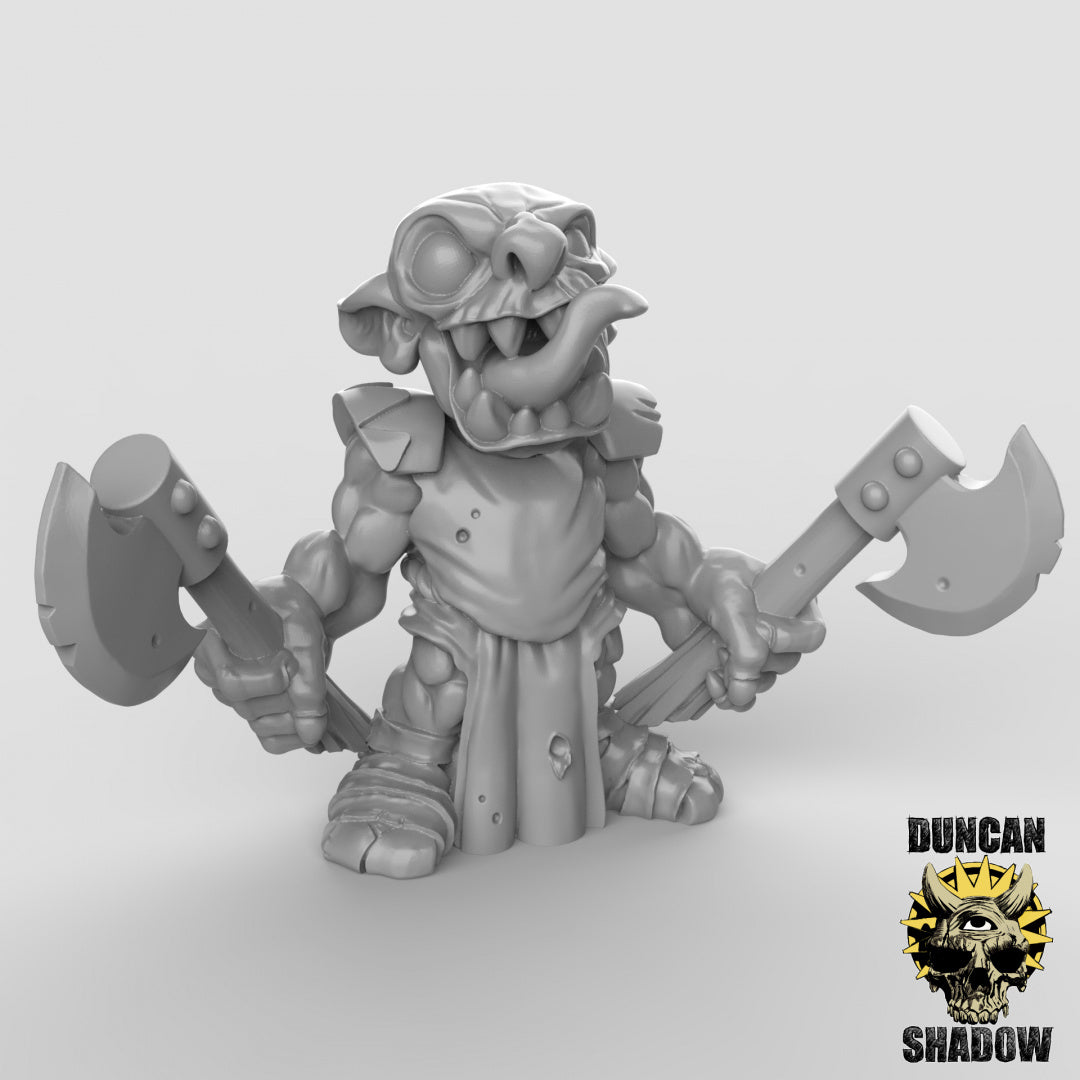 Goblins With Axes | Duncan Shadow | Compatible with Dungeons & Dragons and Pathfinder