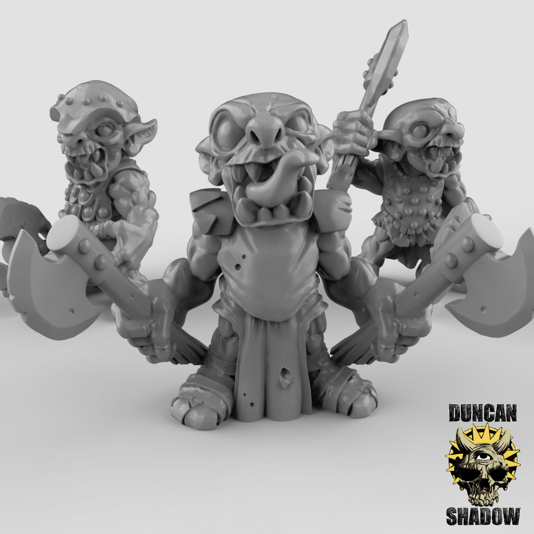 Duendes con hachas | Sombra de Duncan | Compatible con Dragones y Mazmorras y Pathfinder