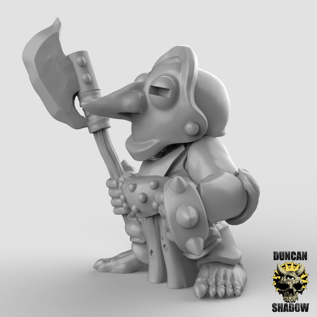 Goblins in Heavy Armor With Great Axes | Duncan Shadow | Compatible with Dungeons & Dragons and Pathfinder