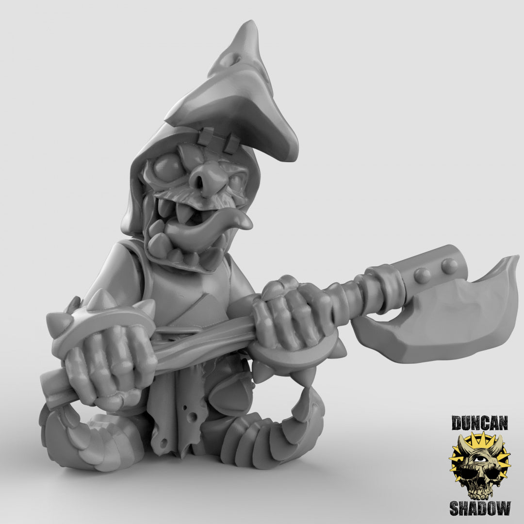 Goblins in Heavy Armor With Great Axes | Duncan Shadow | Compatible with Dungeons & Dragons and Pathfinder