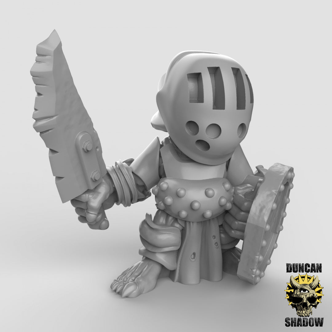 Goblins in Heavy Armor With Swords | Duncan Shadow | Compatible with Dungeons & Dragons and Pathfinder