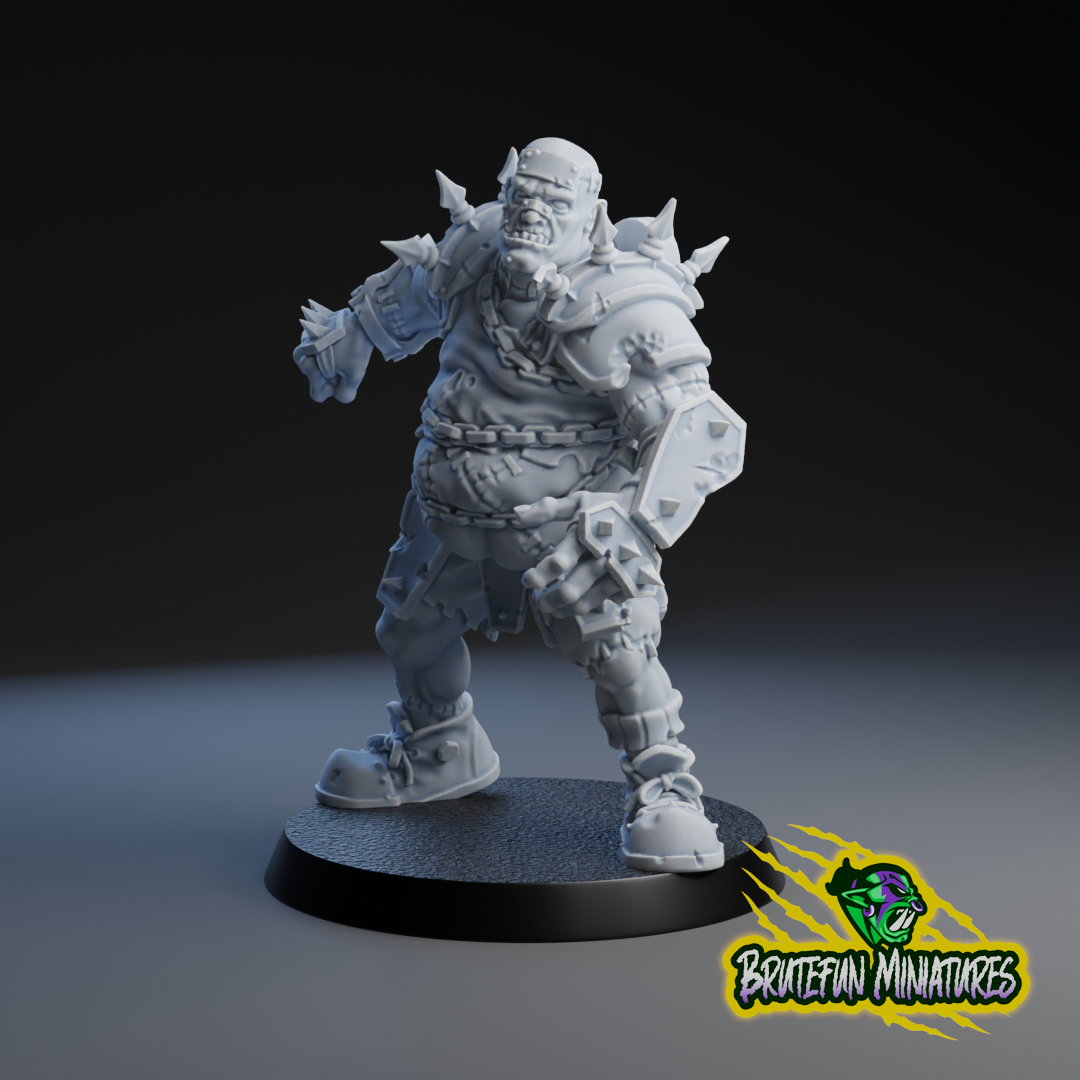 Necro - Full Undead Fantasy Football Team - 14 Players - Brutefun Miniatures