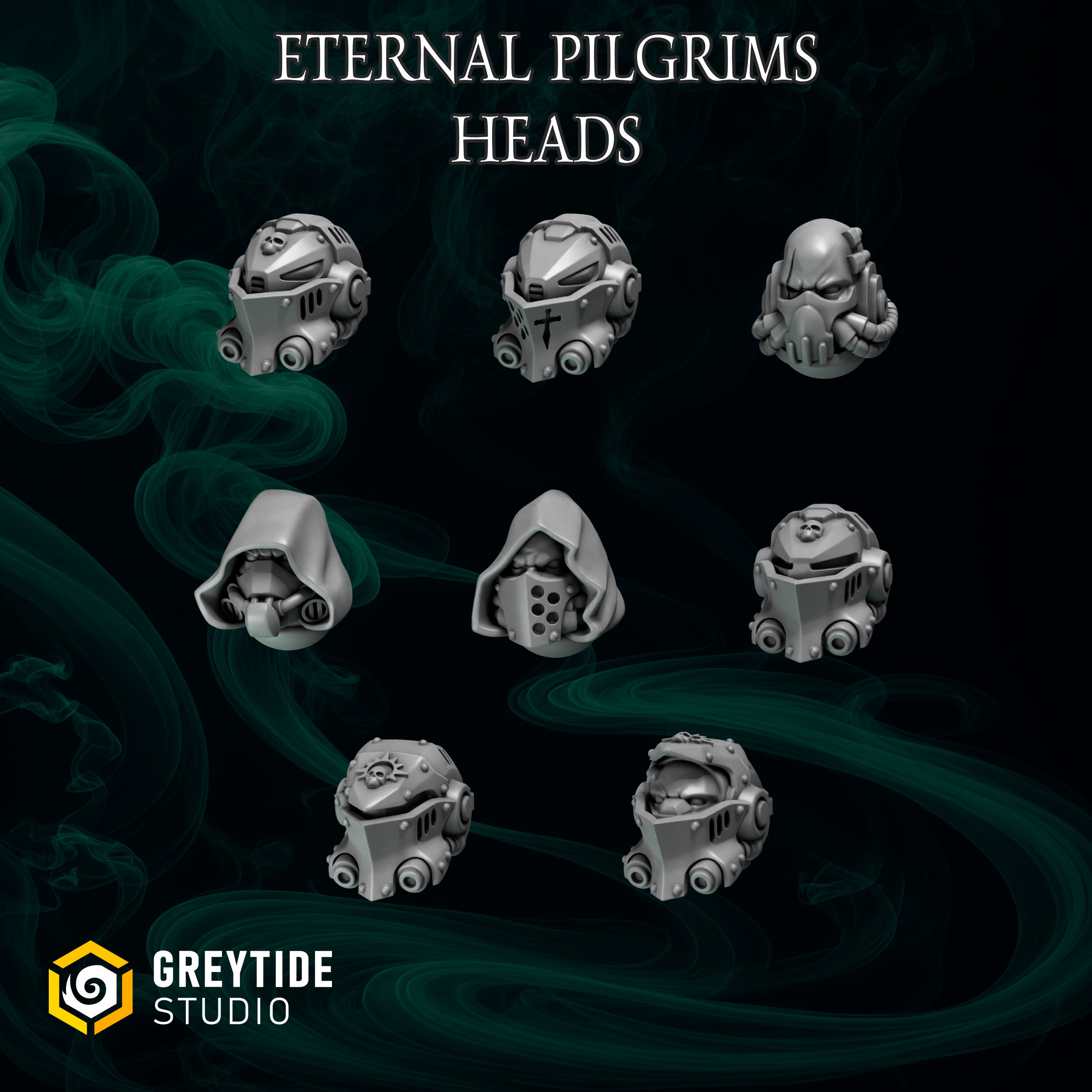 Termi Heads | Grey Tide Studios | Eternal Pilgrims | Conversion Parts & Bits