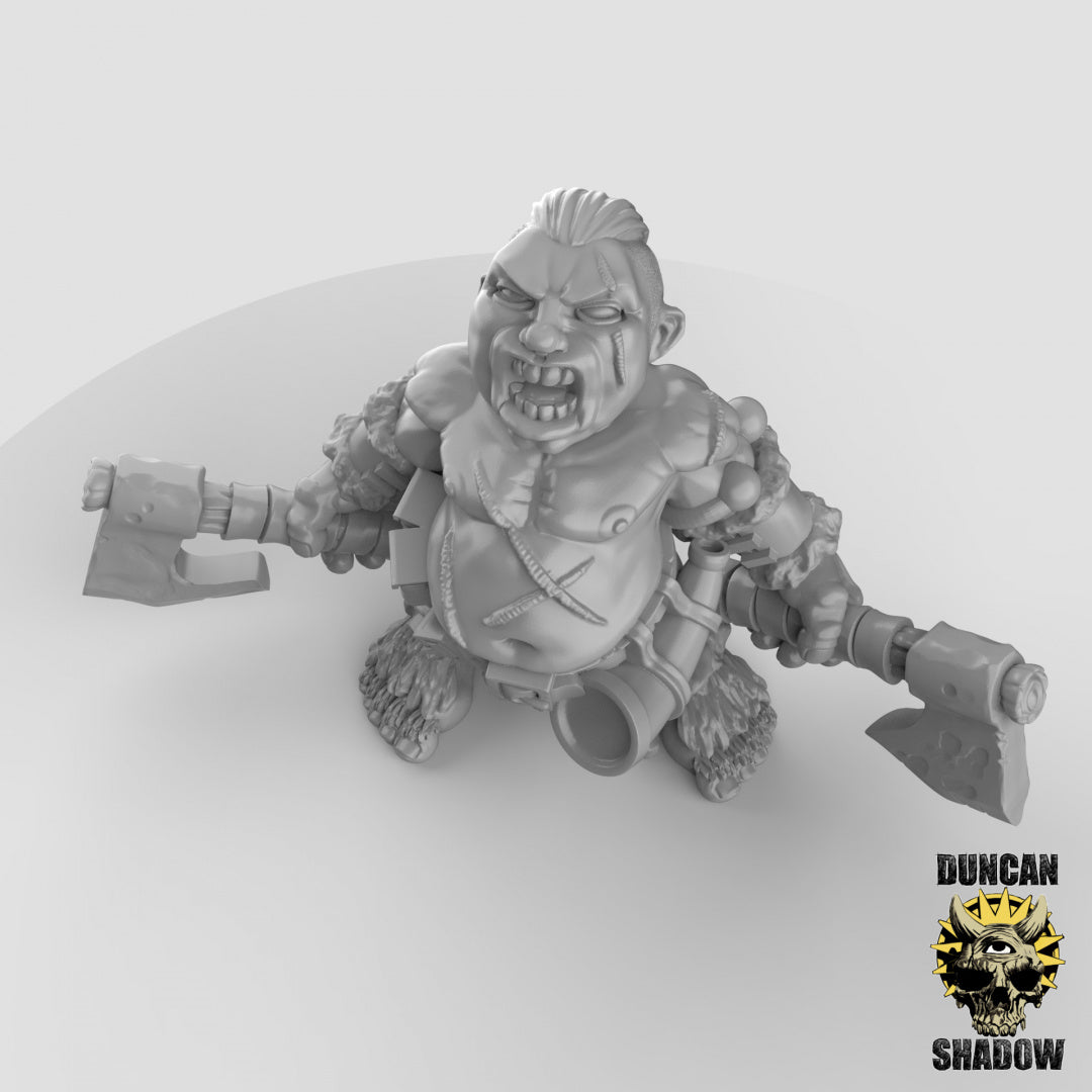 Halfling Barbarian | Duncan Shadow | Compatible with Dungeons & Dragons and Pathfinder