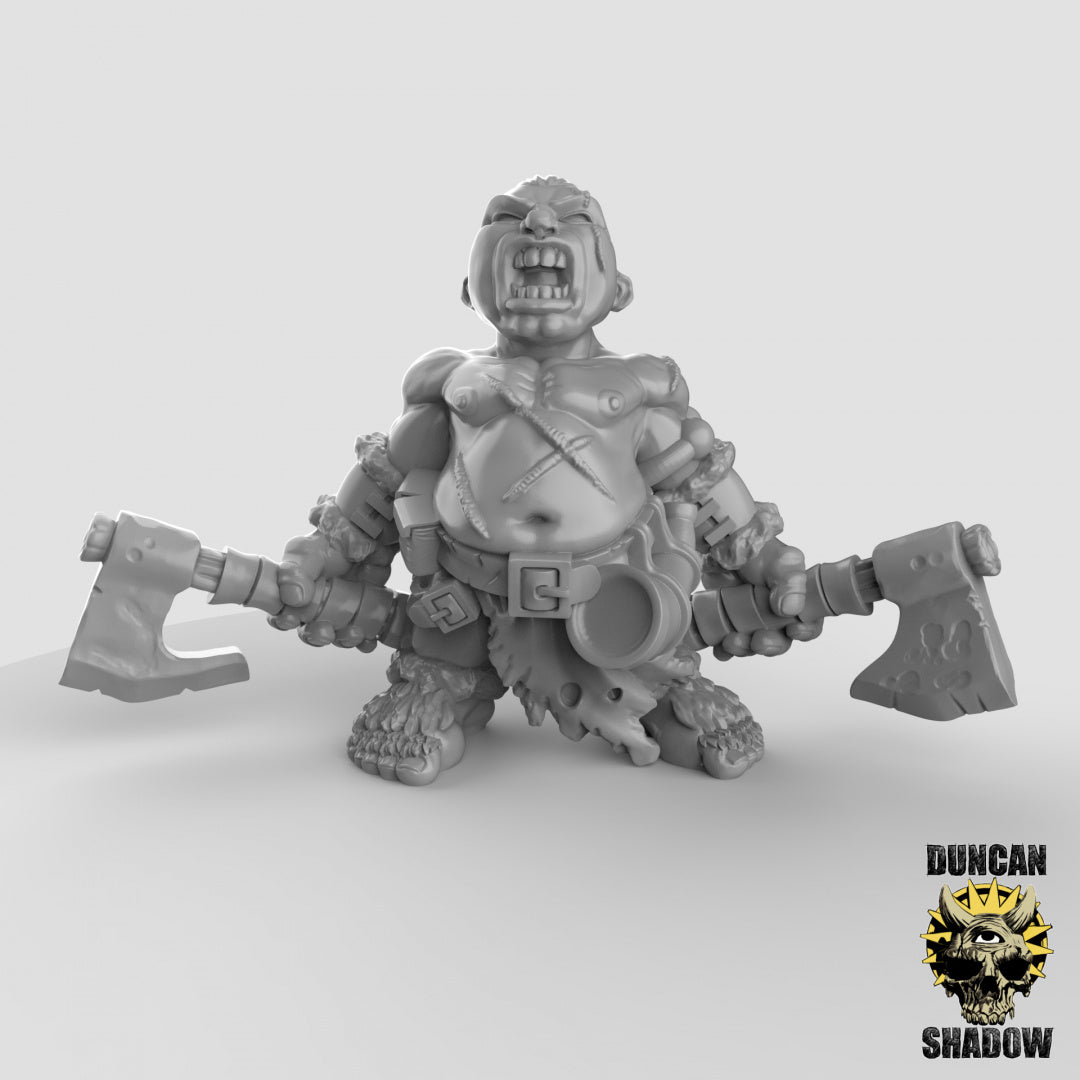 Bárbaro mediano | Sombra de Duncan | Compatible con Dragones y Mazmorras y Pathfinder