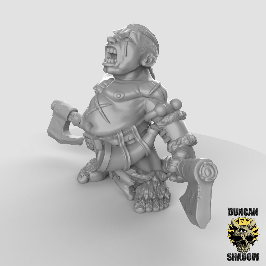 Halfling Barbarian | Duncan Shadow | Compatible with Dungeons & Dragons and Pathfinder