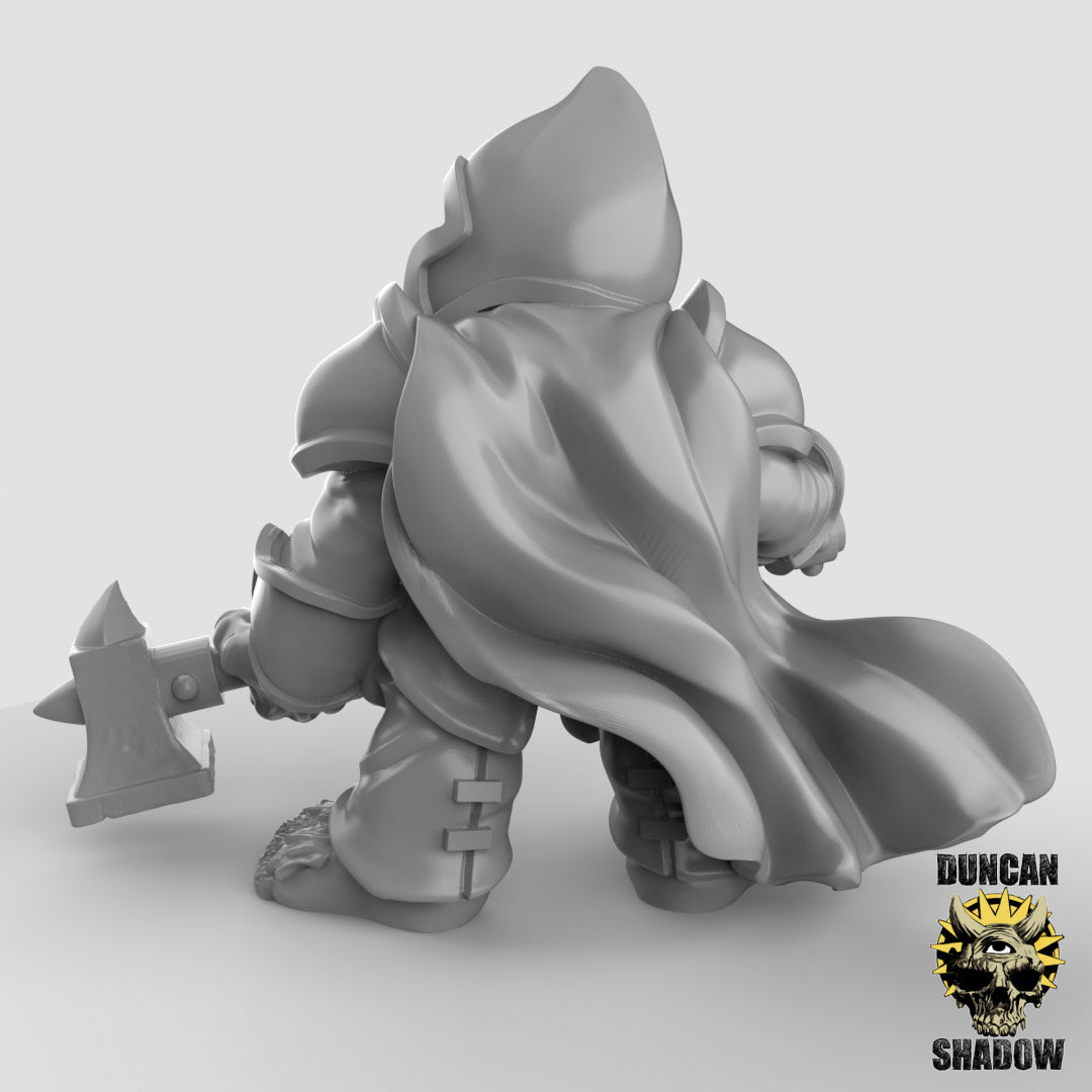 Halfling Cleric | Duncan Shadow | Compatible with Dungeons & Dragons and Pathfinder