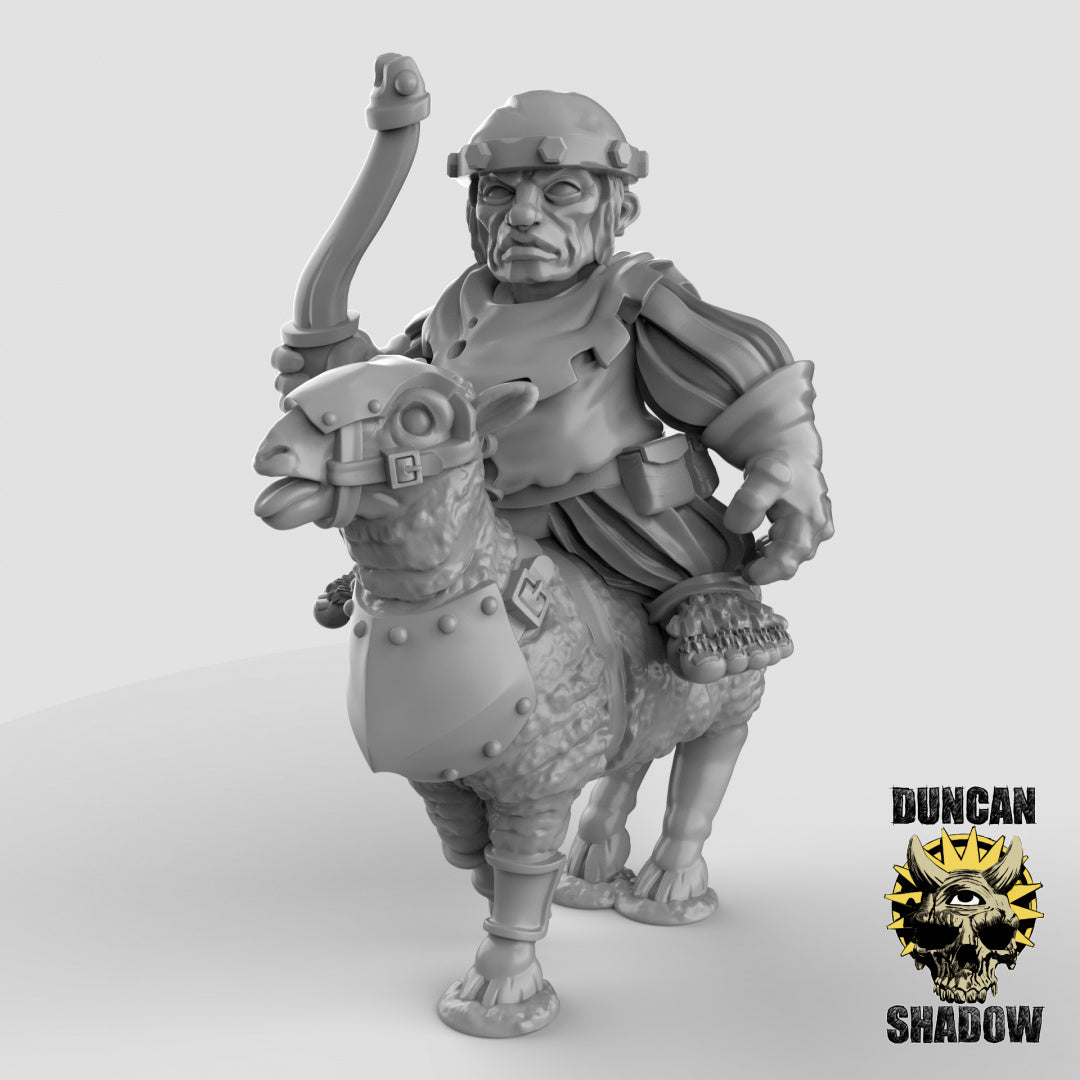 Halbling-Schaf-Kavallerie-Outriders | Duncan Shadow | Kompatibel mit Dungeons & Dragons und Pathfinder