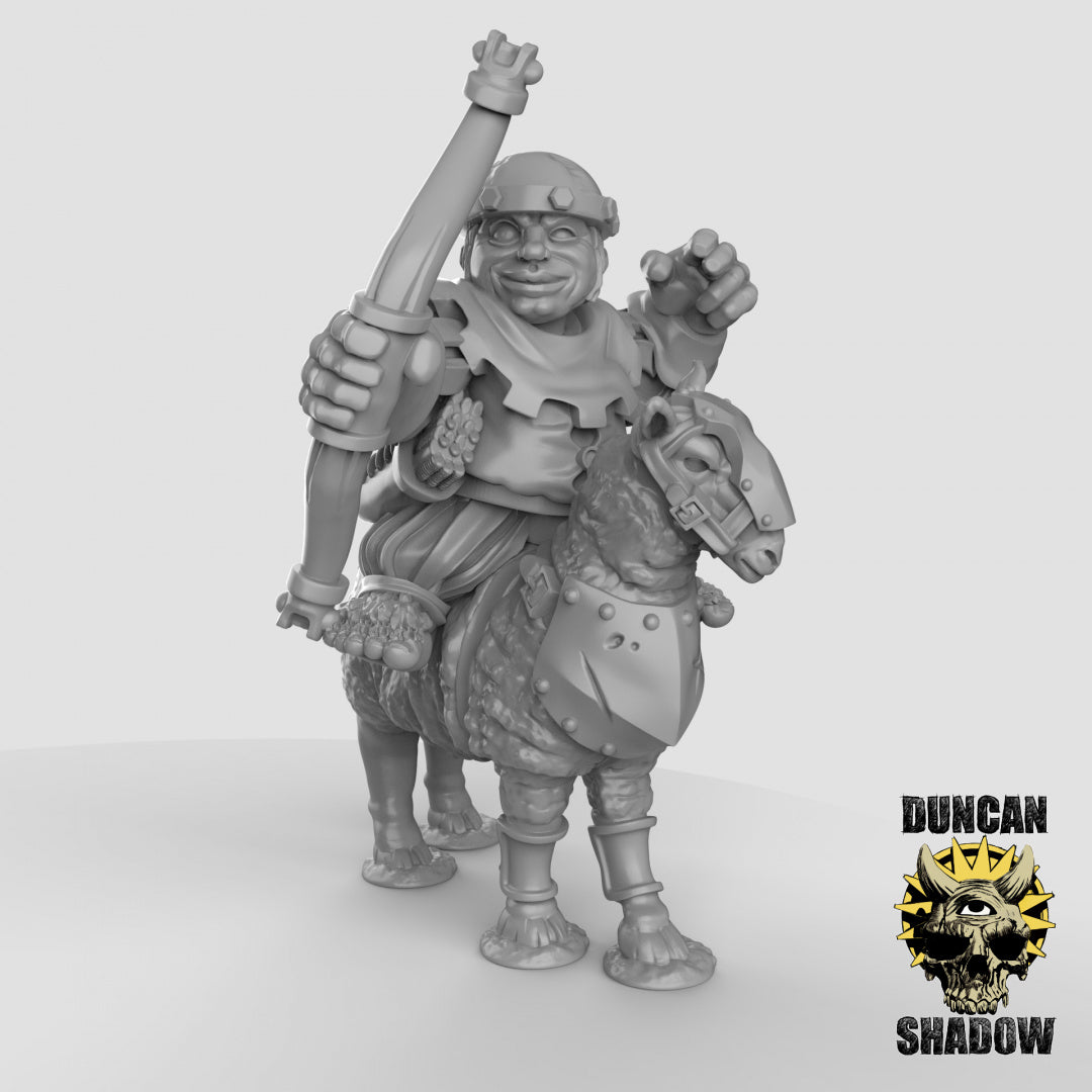 Halbling-Schaf-Kavallerie-Outriders | Duncan Shadow | Kompatibel mit Dungeons & Dragons und Pathfinder