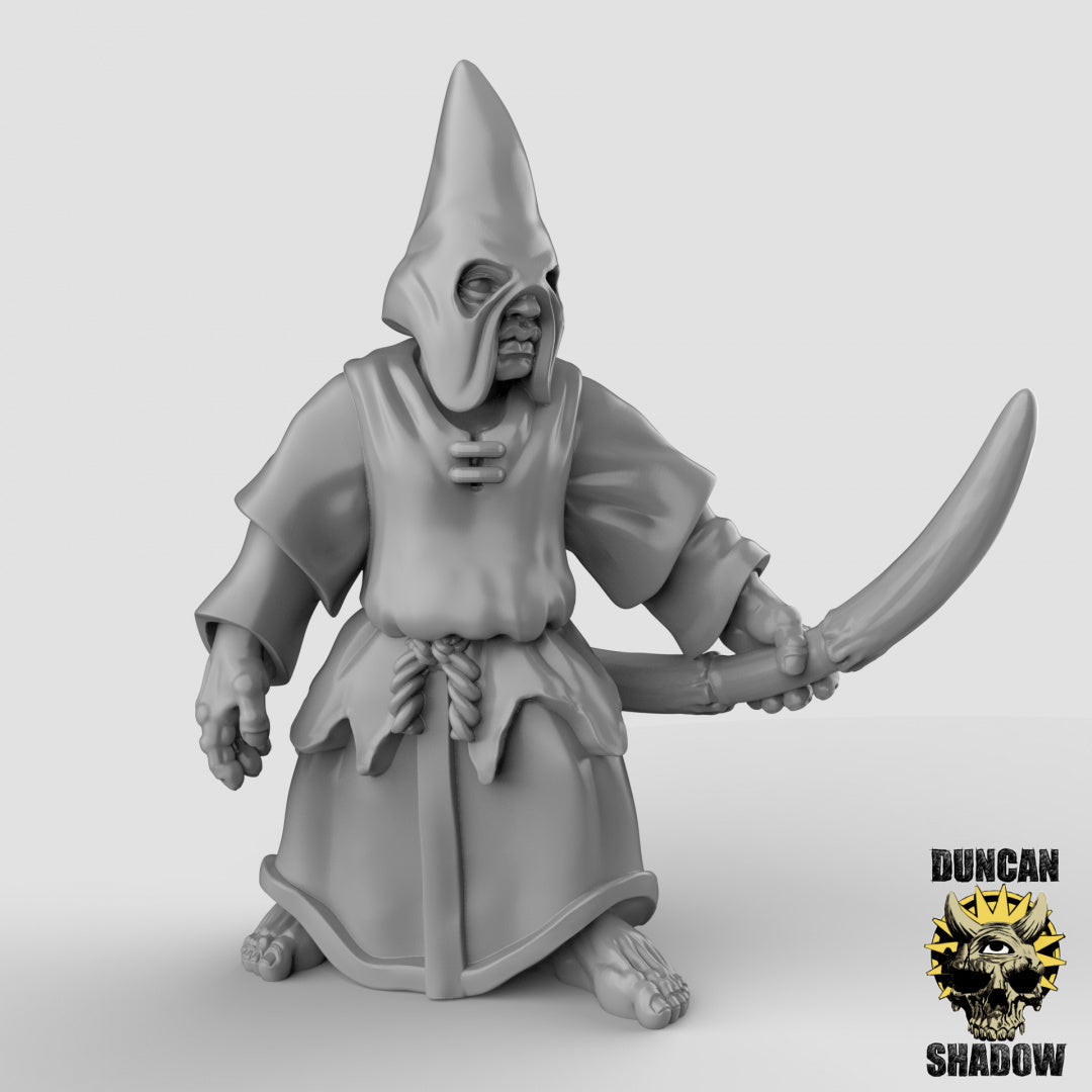 Human Cultists With Bows | Duncan Shadow | Compatible with Dungeons & Dragons and Pathfinder