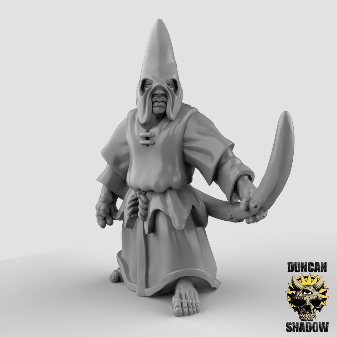 Human Cultists With Bows | Duncan Shadow | Compatible with Dungeons & Dragons and Pathfinder