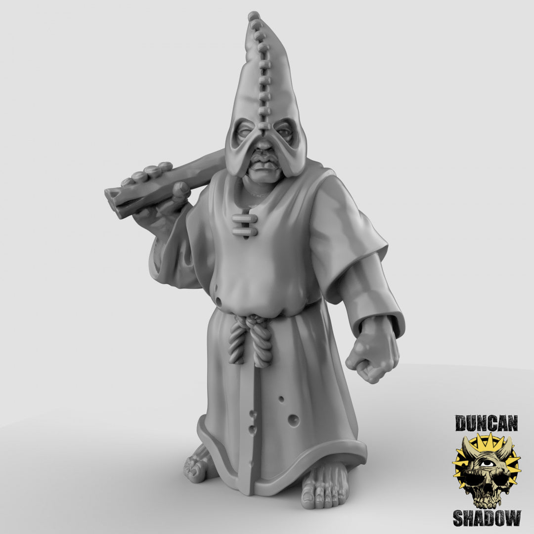 Menschliche Kultisten mit Keulen | Duncan Shadow | Kompatibel mit Dungeons & Dragons und Pathfinder