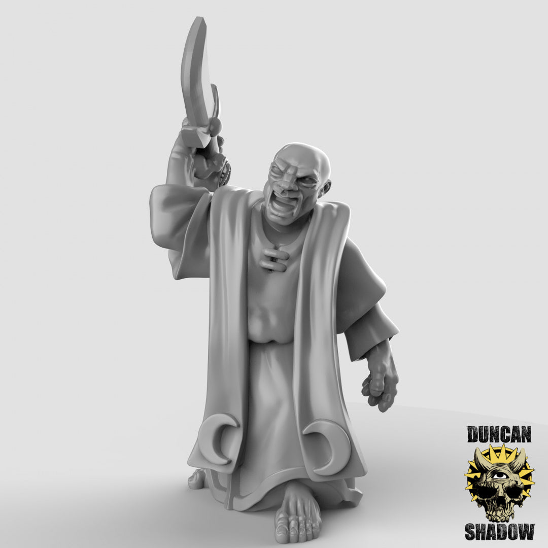 Cultistas humanos con dagas | Sombra de Duncan | Compatible con Dragones y Mazmorras y Pathfinder
