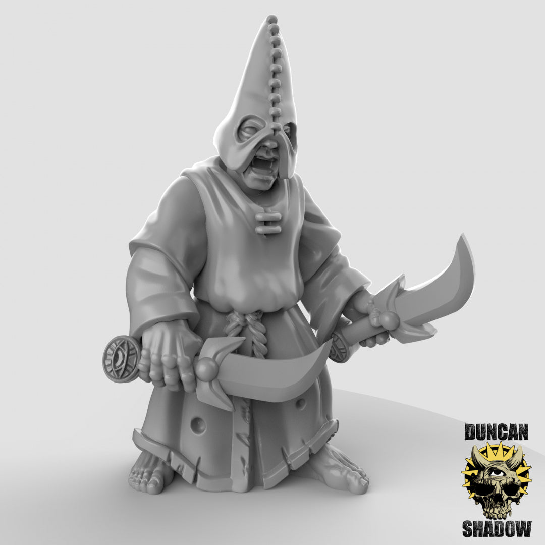Cultistas humanos con dagas | Sombra de Duncan | Compatible con Dragones y Mazmorras y Pathfinder