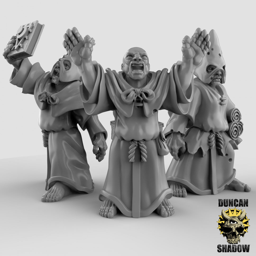 Predicadores cultistas humanos | Sombra de Duncan | Compatible con Dragones y Mazmorras y Pathfinder