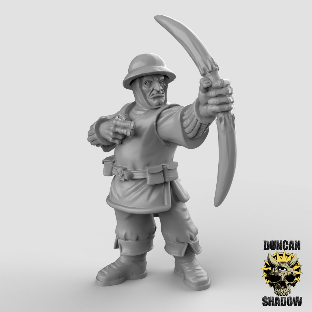 Menschlicher Stadtwächter mit Bogen | Duncan Shadow | Kompatibel mit Dungeons & Dragons und Pathfinder