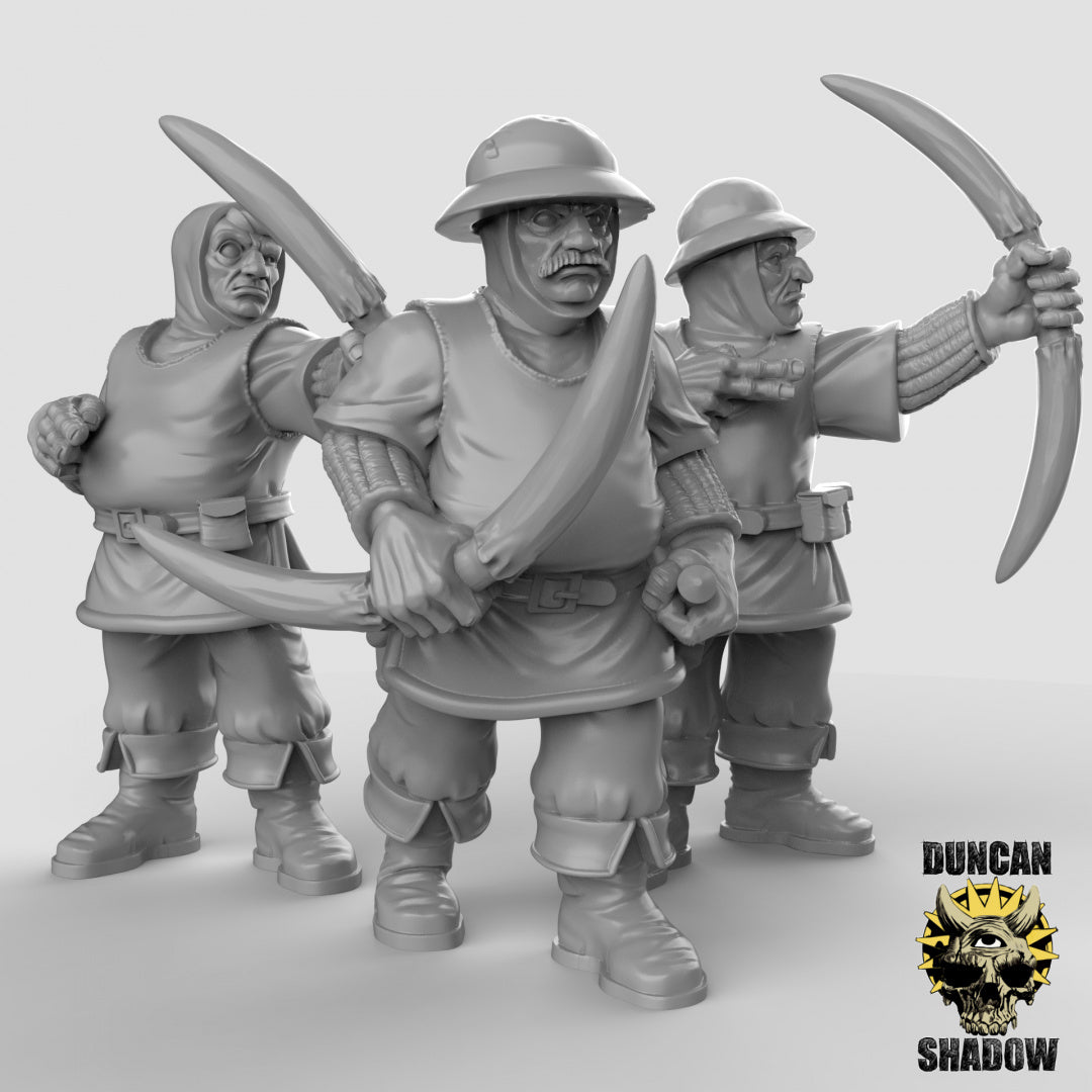 Menschlicher Stadtwächter mit Bogen | Duncan Shadow | Kompatibel mit Dungeons & Dragons und Pathfinder
