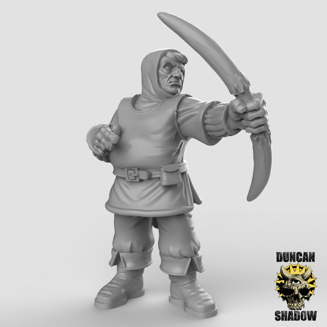 Menschlicher Stadtwächter mit Bogen | Duncan Shadow | Kompatibel mit Dungeons & Dragons und Pathfinder