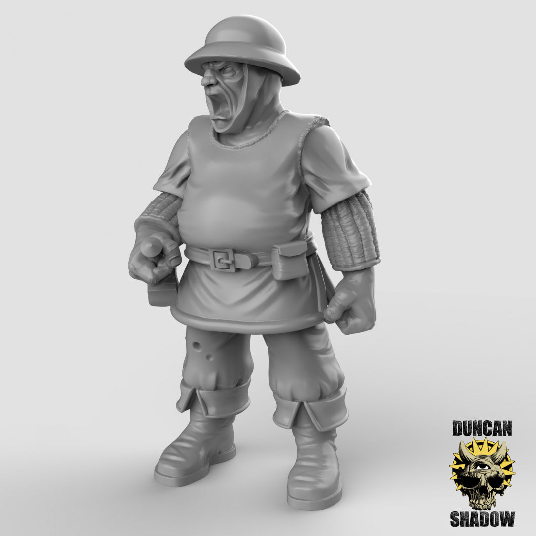 Menschlicher Stadtwächter mit Dolchen | Duncan Shadow | Kompatibel mit Dungeons & Dragons und Pathfinder