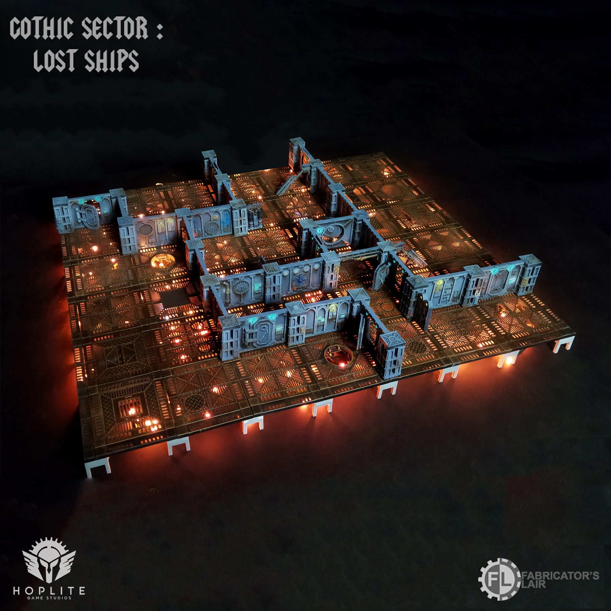 Gothic Sector: Imperial Navy LED Floor Tiles