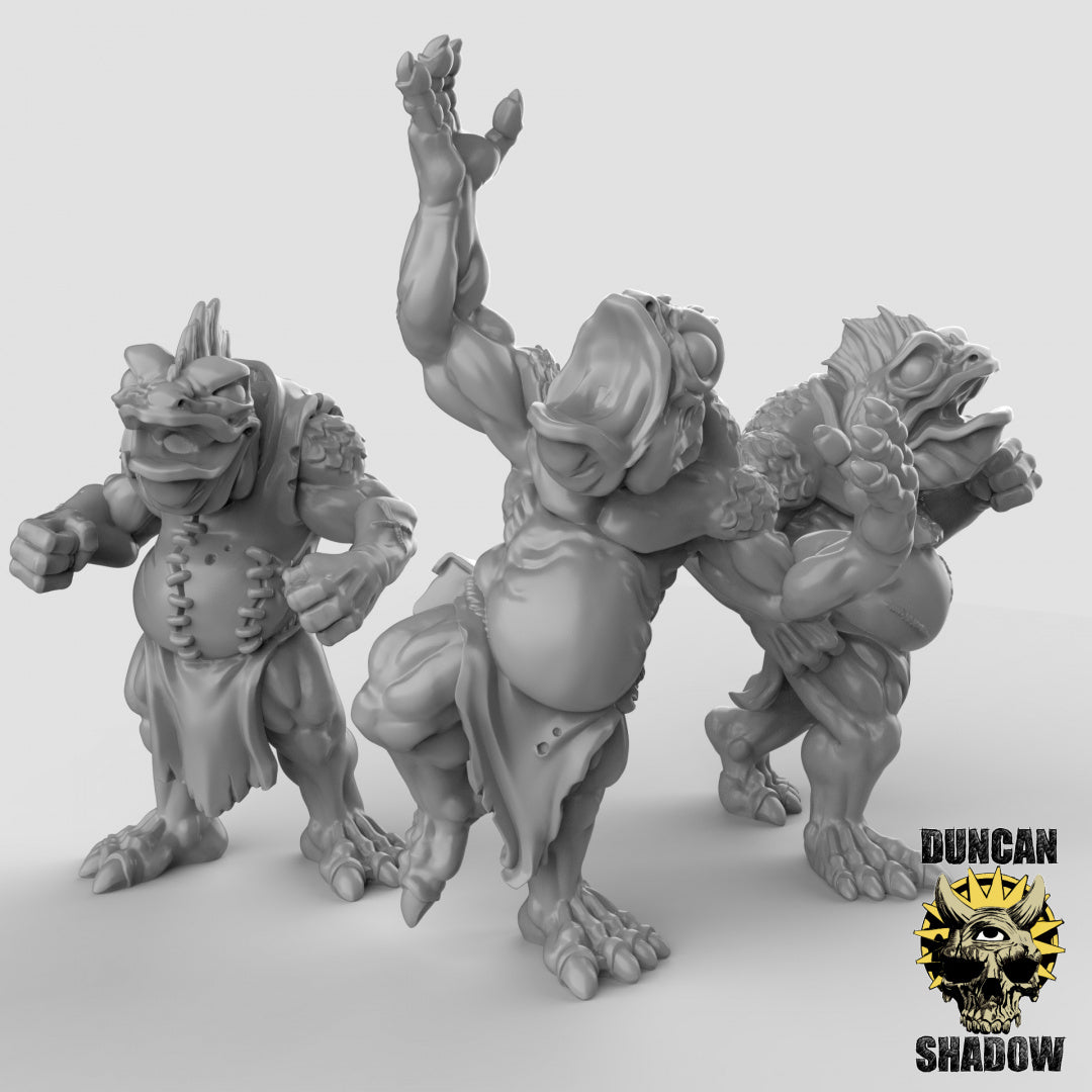 Monjes de la gente pez Koa Toa | Sombra de Duncan | Compatible con Dragones y Mazmorras y Pathfinder