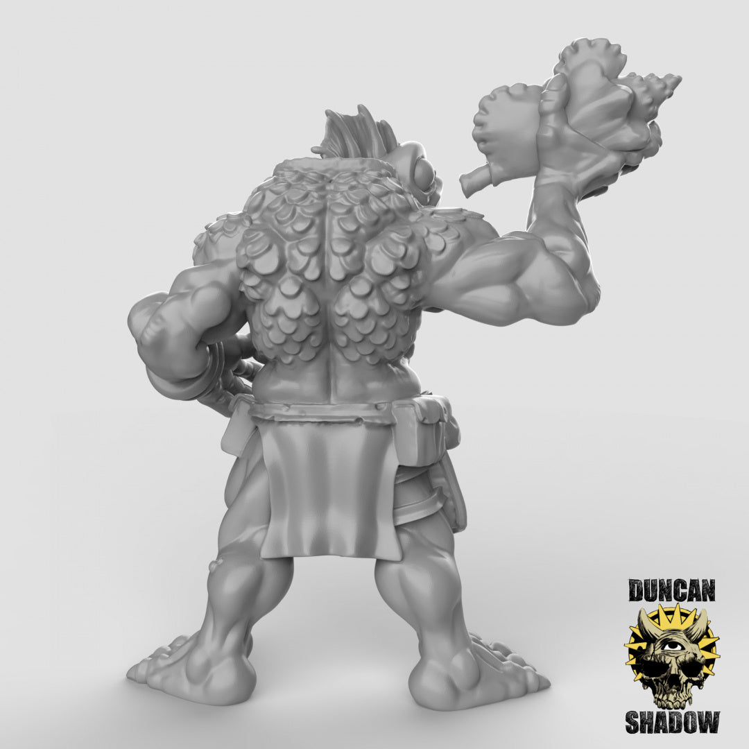 Comando del pueblo pez Koa Toa | Sombra de Duncan | Compatible con Dragones y Mazmorras y Pathfinder