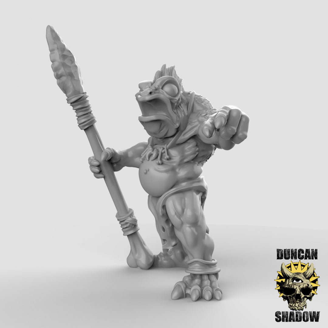 Koa Toa Fischvolk mit Speeren | Duncan Shadow | Kompatibel mit Dungeons & Dragons und Pathfinder
