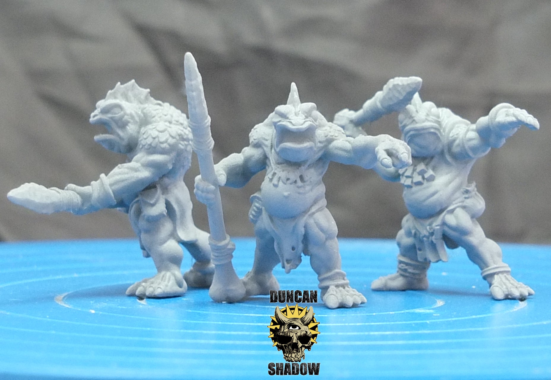 Koa Toa Fischvolk mit Speeren | Duncan Shadow | Kompatibel mit Dungeons & Dragons und Pathfinder