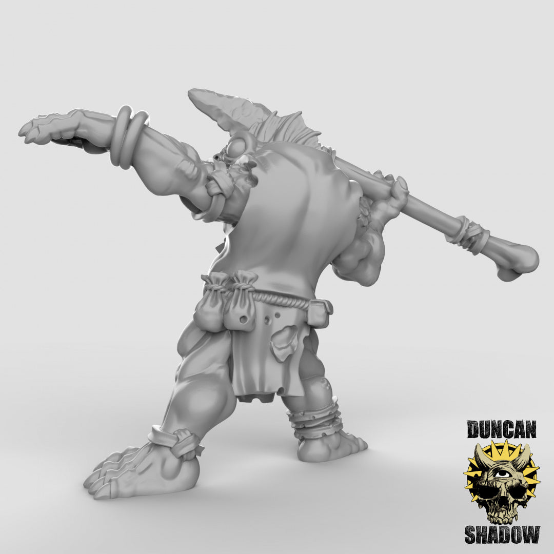 Koa Toa Fischvolk mit Speeren | Duncan Shadow | Kompatibel mit Dungeons & Dragons und Pathfinder