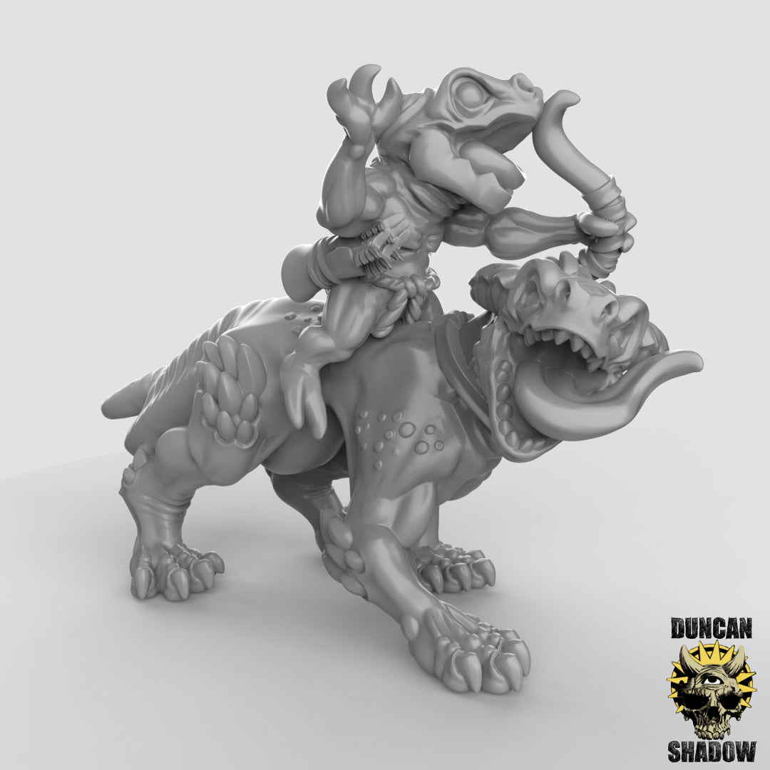 Kobold Beast Cavalry With Bows | Duncan Shadow | Compatible with Dungeons & Dragons and Pathfinder