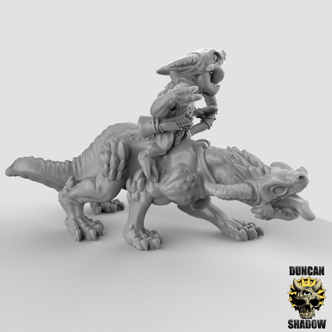 Kobold Beast Cavalry With Bows | Duncan Shadow | Compatible with Dungeons & Dragons and Pathfinder