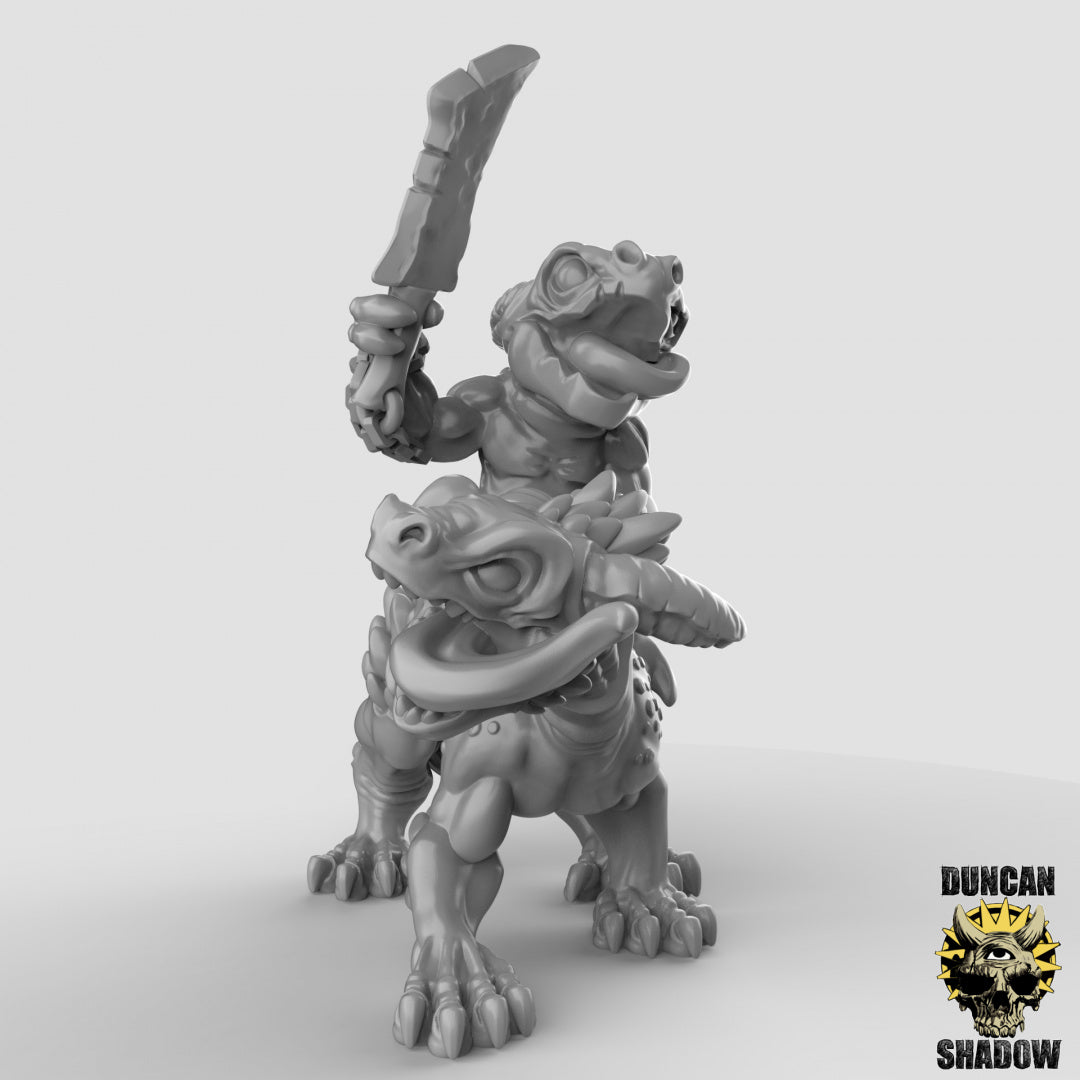 Kobold Beast Cavalry, Melee | Duncan Shadow | Compatible with Dungeons & Dragons and Pathfinder