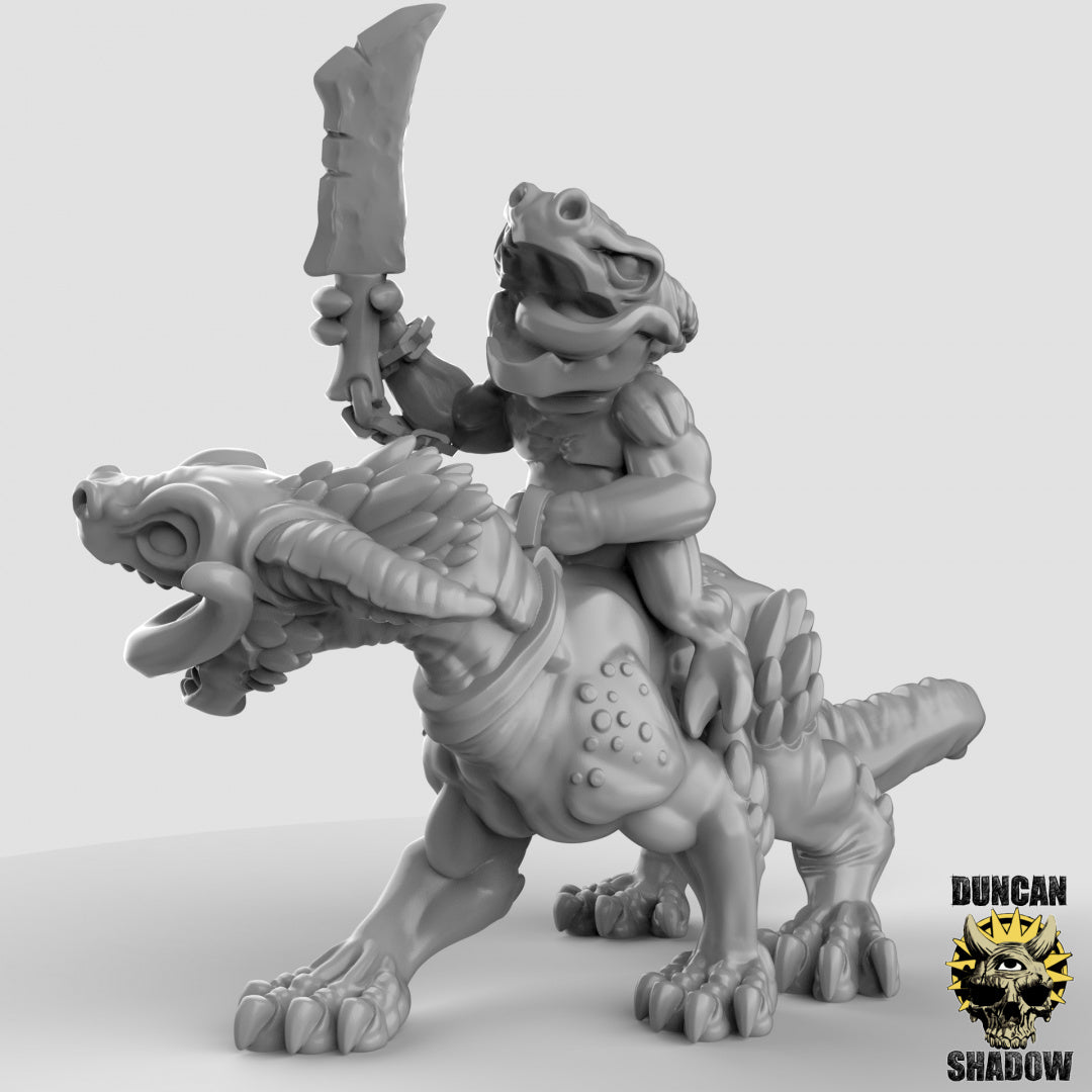 Kobold Beast Cavalry, Melee | Duncan Shadow | Compatible with Dungeons & Dragons and Pathfinder
