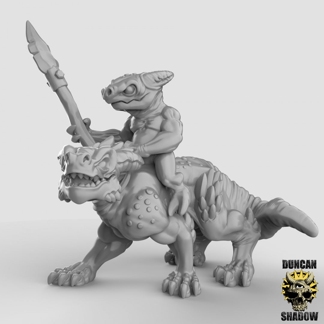 Kobold Beast Cavalry, Melee | Duncan Shadow | Compatible with Dungeons & Dragons and Pathfinder