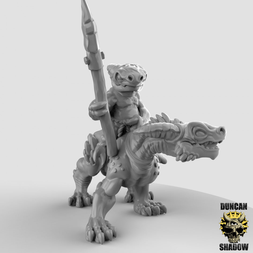 Kobold Beast Cavalry, Melee | Duncan Shadow | Compatible with Dungeons & Dragons and Pathfinder