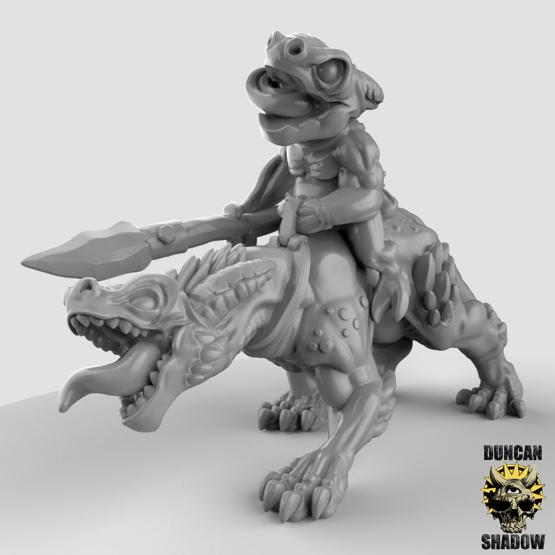 Kobold Beast Cavalry, Melee | Duncan Shadow | Compatible with Dungeons & Dragons and Pathfinder