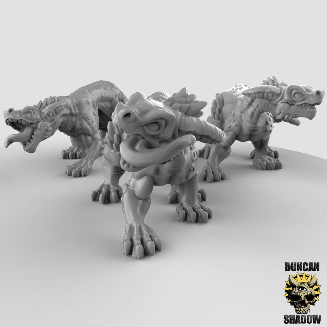 Perros Dragón Kobold | Sombra de Duncan | Compatible con Dragones y Mazmorras y Pathfinder
