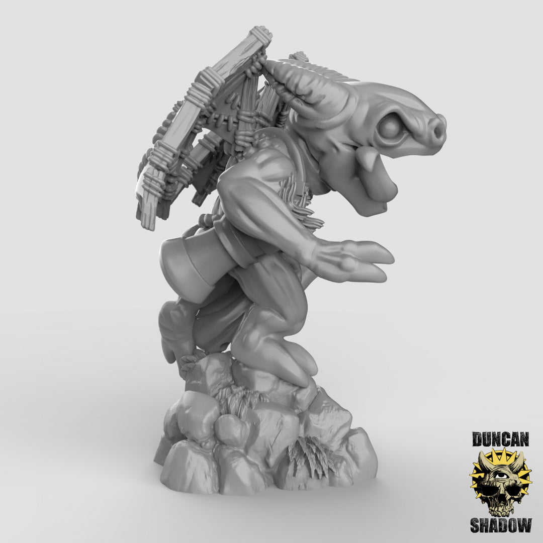 Hostigadores alados kobold con arcos | Sombra de Duncan | Compatible con Dragones y Mazmorras y Pathfinder