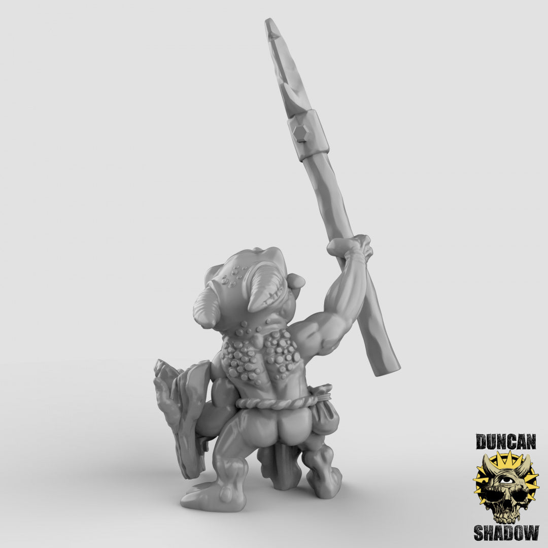 Kobold Rabble With Spears | Duncan Shadow | Compatible with Dungeons & Dragons and Pathfinder