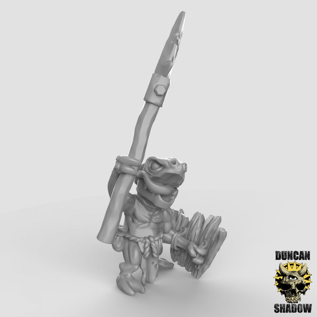 Kobold Rabble With Spears | Duncan Shadow | Compatible with Dungeons & Dragons and Pathfinder