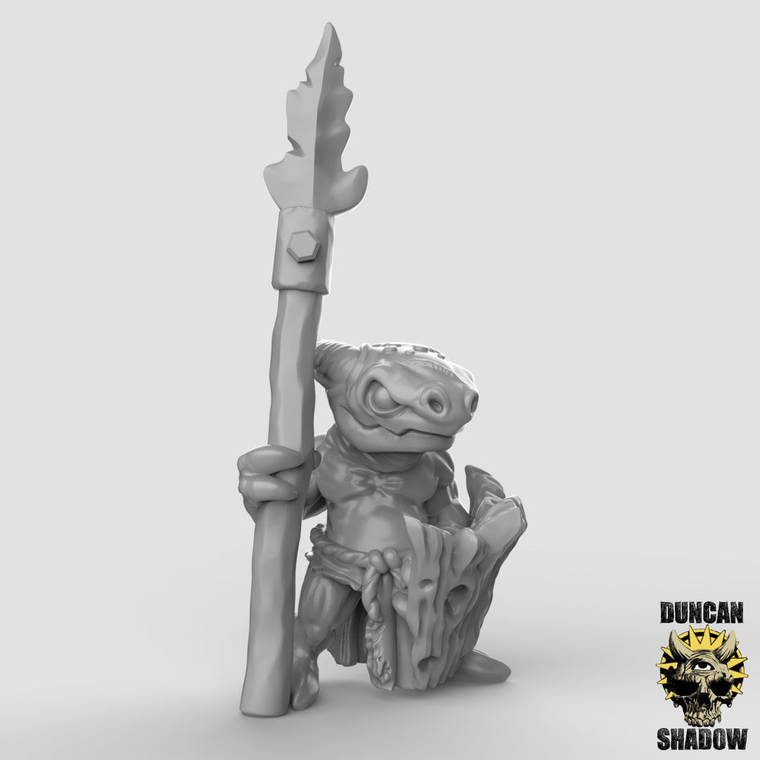 Kobold Rabble With Spears | Duncan Shadow | Compatible with Dungeons & Dragons and Pathfinder