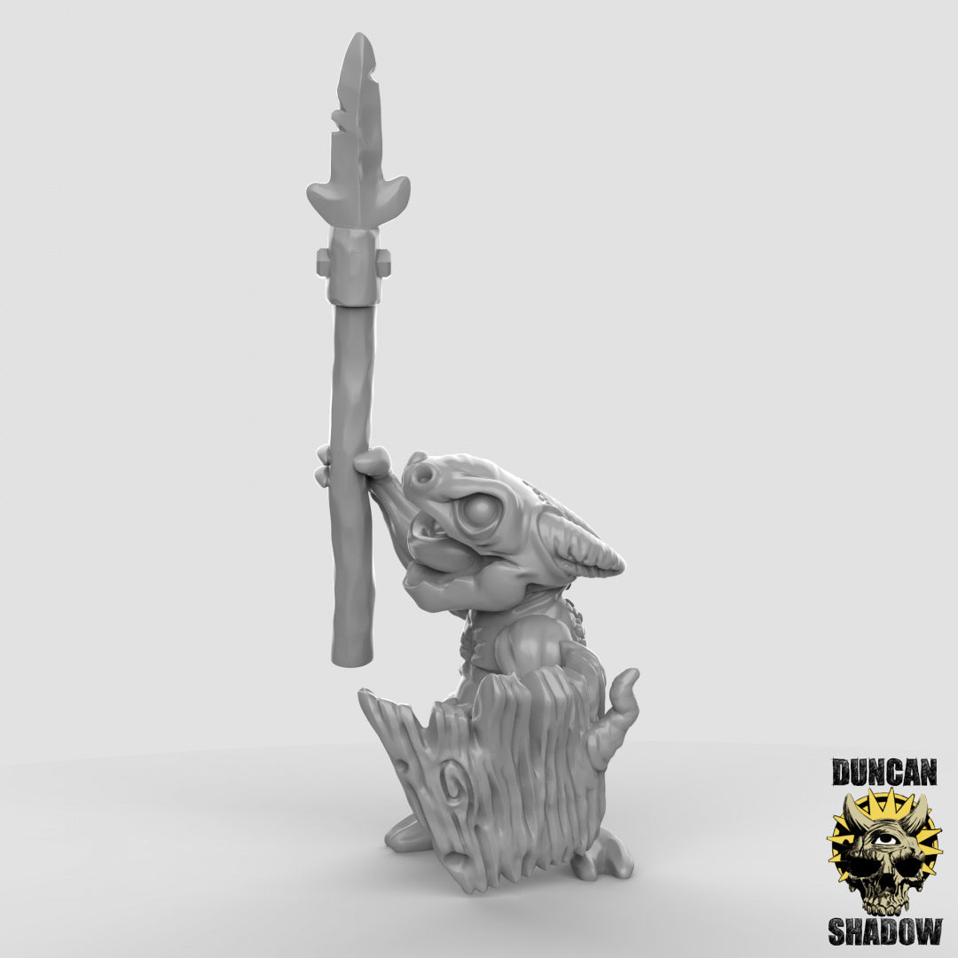 Kobold Rabble With Spears | Duncan Shadow | Compatible with Dungeons & Dragons and Pathfinder