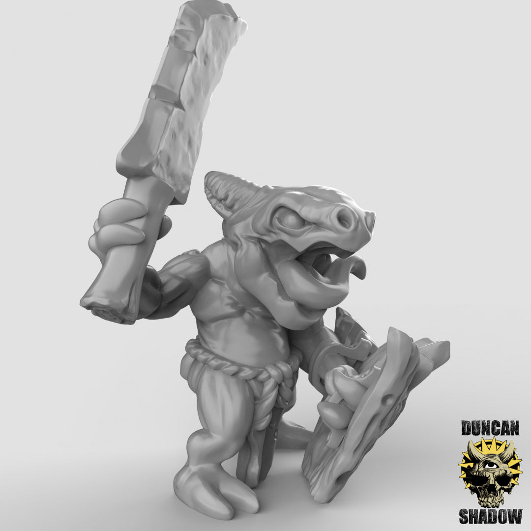 Kobold Rabble With Swords | Duncan Shadow | Compatible with Dungeons & Dragons and Pathfinder