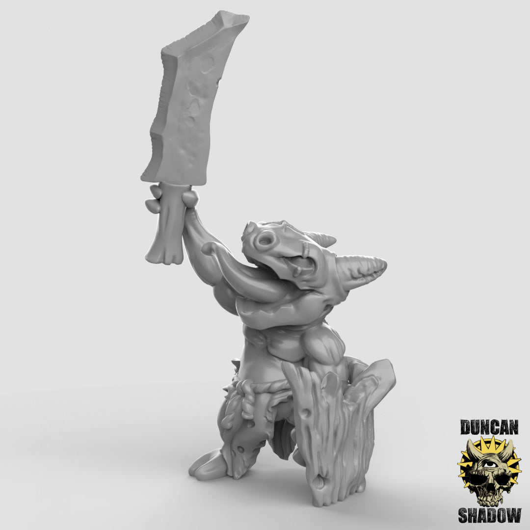 Kobold Rabble With Swords | Duncan Shadow | Compatible with Dungeons & Dragons and Pathfinder