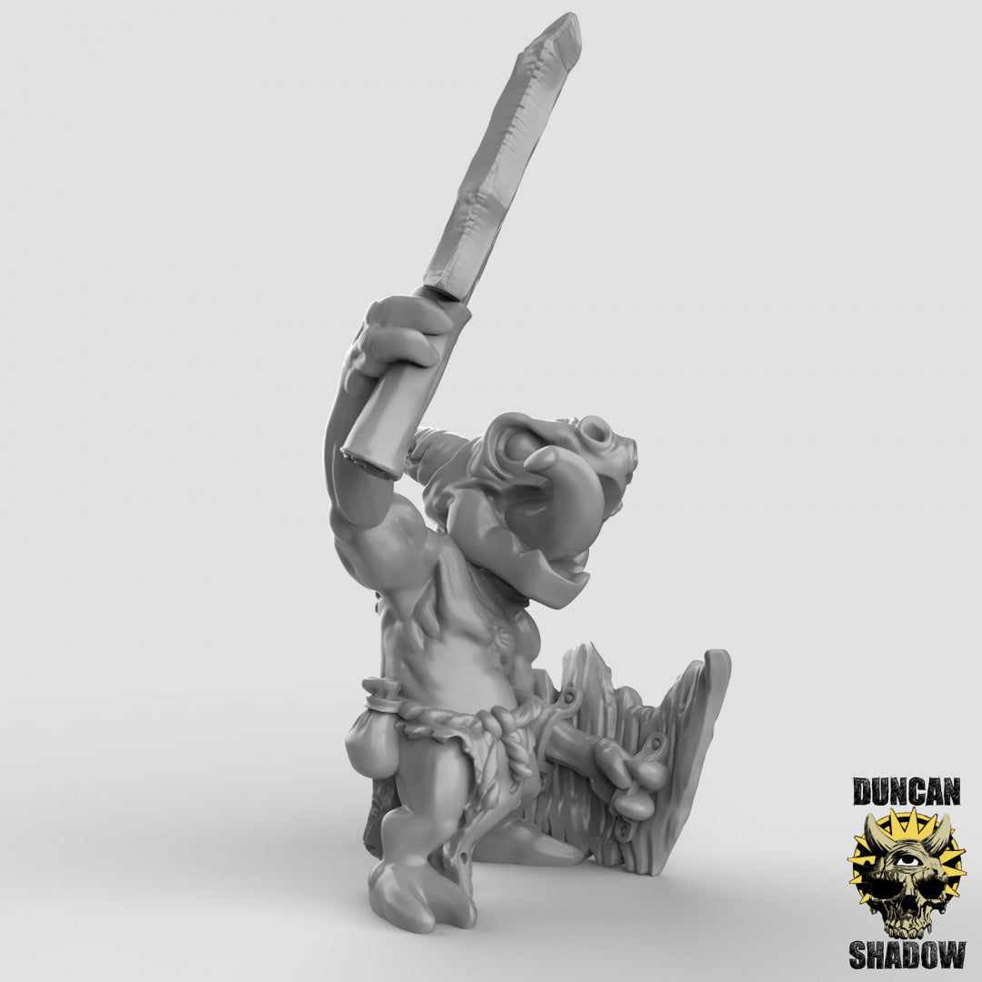 Kobold Rabble With Swords | Duncan Shadow | Compatible with Dungeons & Dragons and Pathfinder